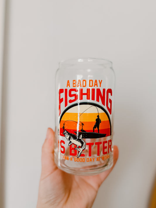 Fishing Glass Cup