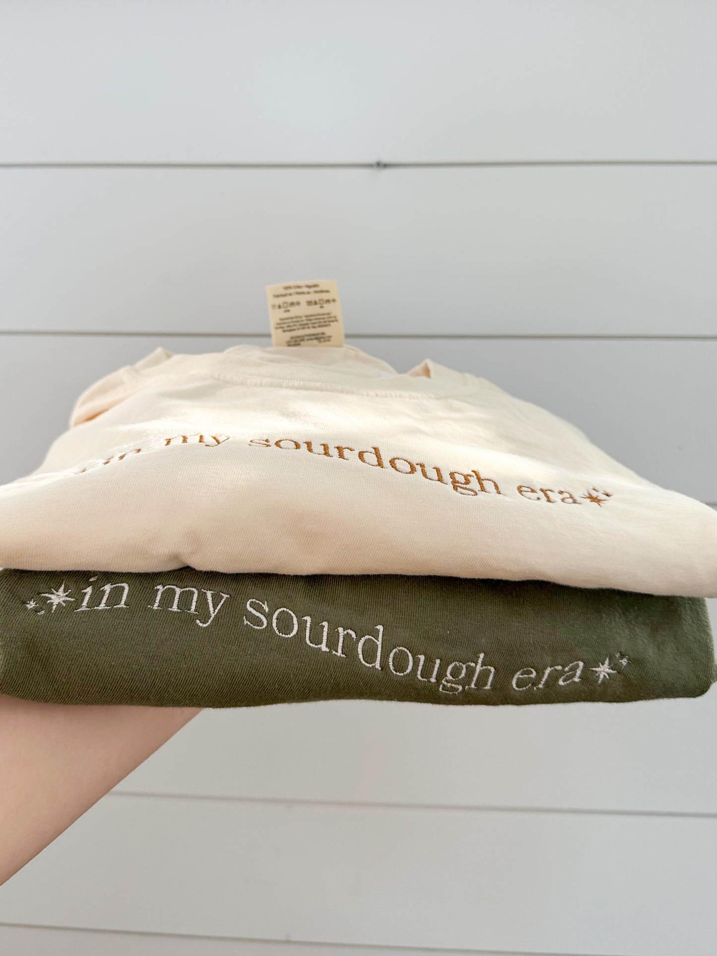In My Sourdough Era Embroidered Tee