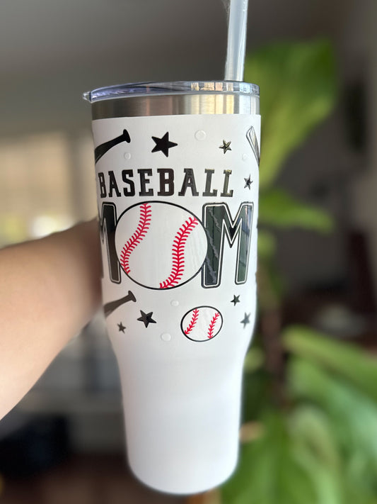 Baseball Mom 40oz Tumbler